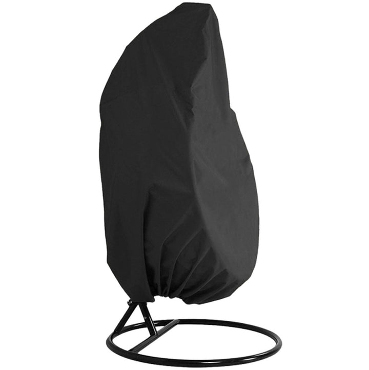 Husa pentru balansoar tip cuib, Zola. protectie impotriva fenomenelor meteorologice, material impermeabil, snur de siguranta, 190x115 cm, negru