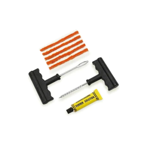 Kit vulcanizare auto la rece, Zola, depanare cu snur, adeziv cauciuc, reparare anvelope