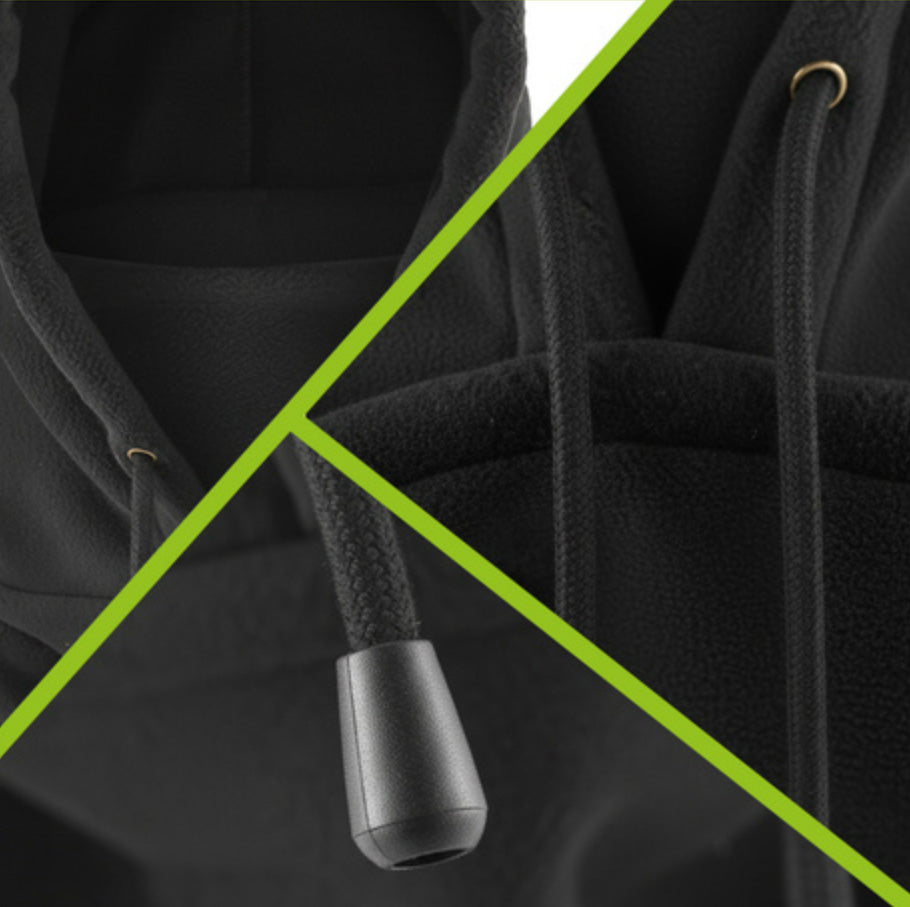 Cagula universala unisex, Zola, calduroasa, poliester, 28 x 28 cm, negru