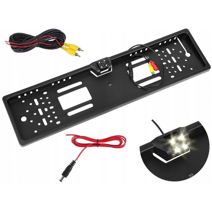 Camera marsarier , Zola®, 4 leduri, cu suport de numar, obiectiv cu unghi larg ( 170 grade)