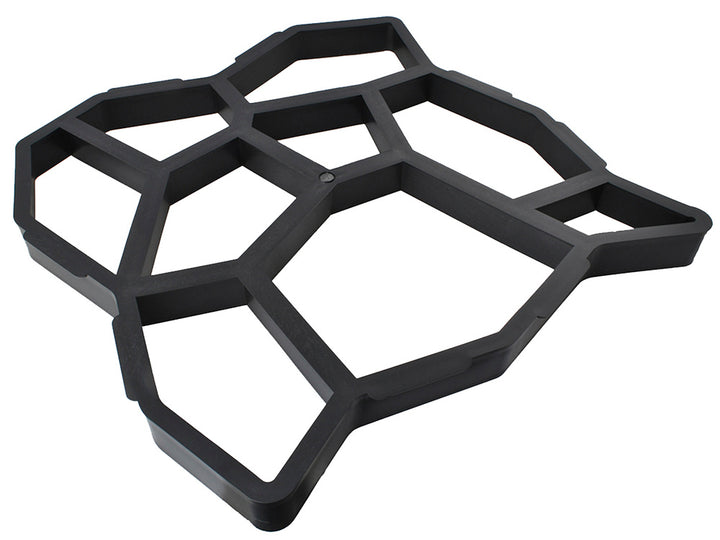 Matrita cu model, Zola, pentru turnat pavaj/beton, neagra, 50x48x4.3 cm