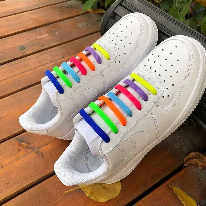 Set 16 sireturi din silicon, Zola®, fara legare, elastice, multicolore