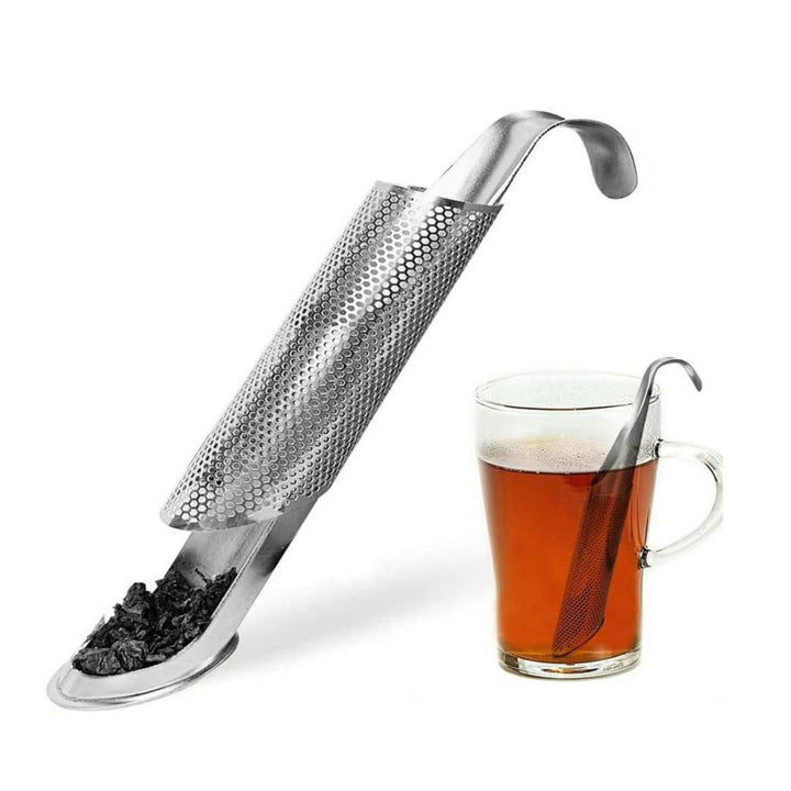 Infuzor pentru ceai, Zola, din otel inoxidabil, 15x2x4.5 cm, argintiu