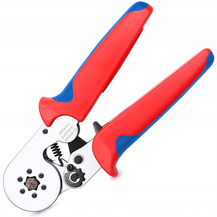 Cleste hexagonal pentru sertizare, Zola, interval de lucru 0.25-6mm2, maner ergonomic cauciucat, 17.5 x 7.5 x 2 cm