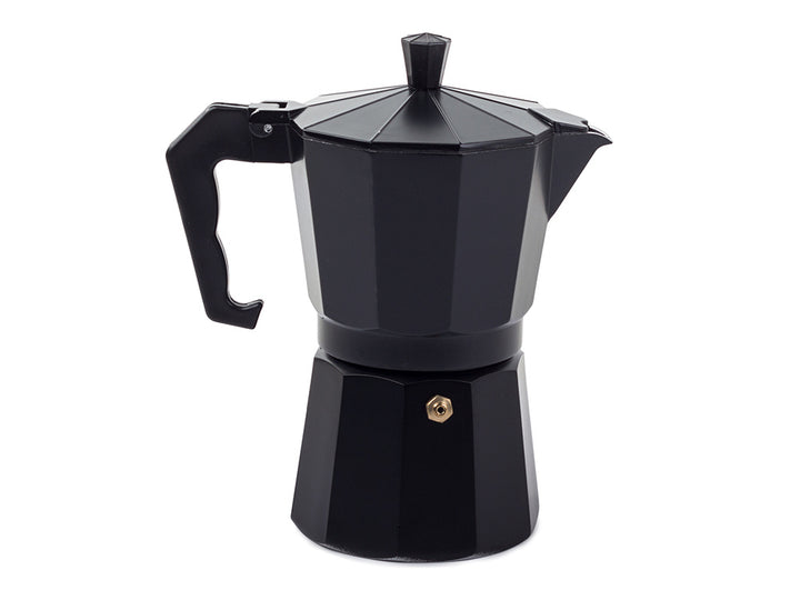 Filtru de cafea, Zola®, din aluminiu, cu maner, 450 ml, pentru 9 cesti, negru