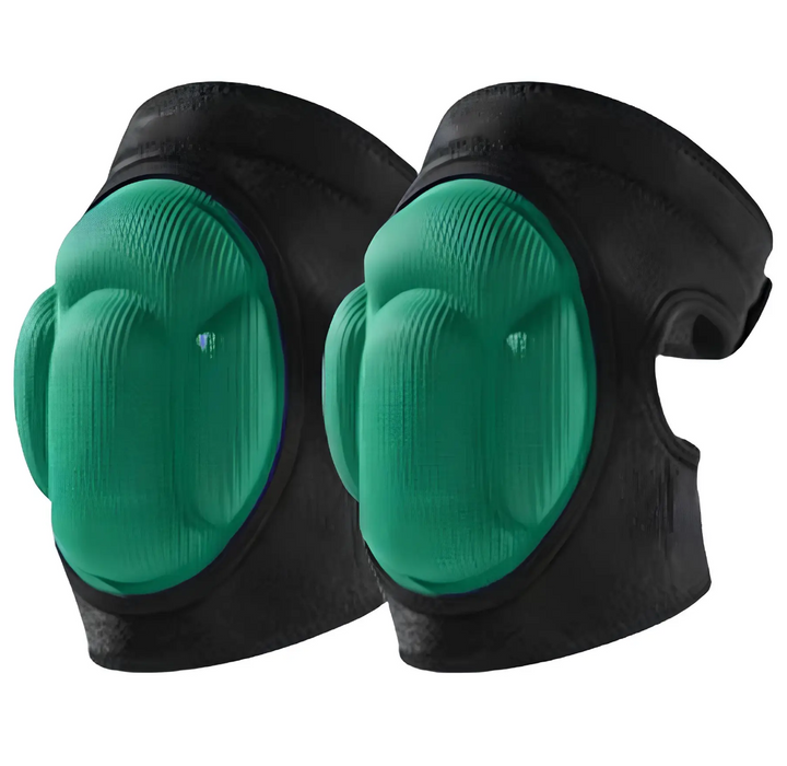 Set 2 genunchiere pentru gradinarit, Zola, confortabile din spuma, ajustabile, 55x20 cm, verde
