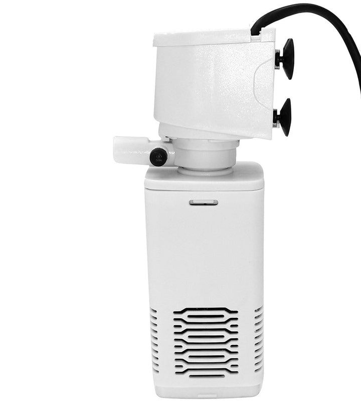 Filtru interior compact pentru acvariu, Zola®, plastic, 650l/h, 20x6x8 cm, alb
