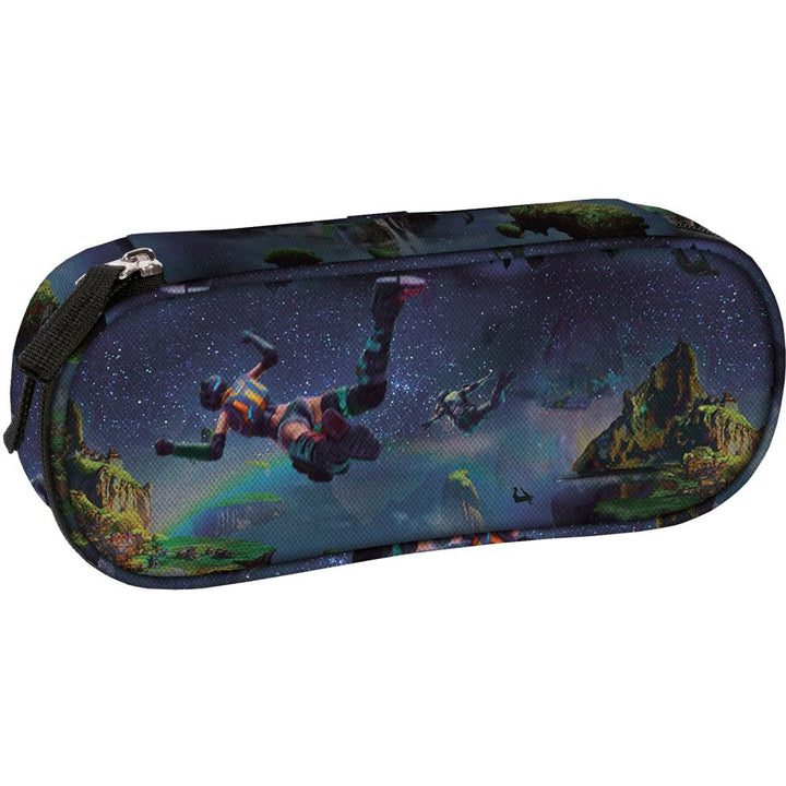 Penar neechipat, Zola, 1 fermoar, 1 compartiment, clapeta Interioara tip organizator, buzunar plasa, model model Fortnite, 23 x 9 x 5 cm