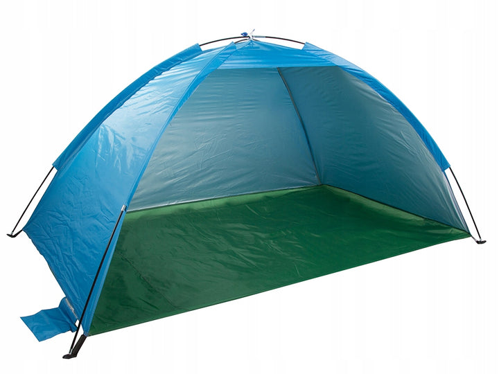 Cort de camping, ZOLA, pliabil, cu husa de depozitare, 185x110x90cm, albastru deschis
