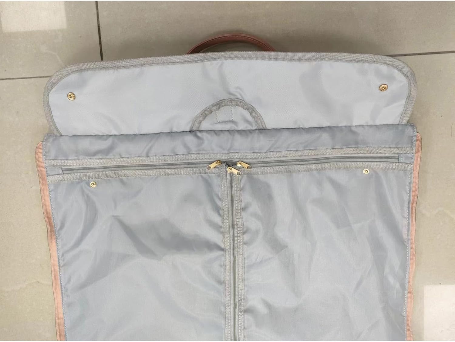 Geanta multifunctionala de voiaj, Zola, sistem agatare umerase, 53.3 x 25.4 x 31.5 cm, compartiment incaltaminte, curea 61-68.5 cm, piele ecologica, roz