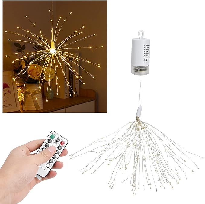Lampa in forma de papadie, Zola®, cu telecomanda, 180 de puncte LED cu telecomanda