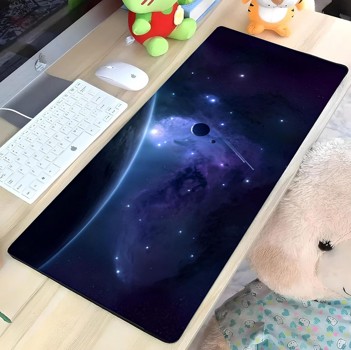 Mousepad gaming, Zola®, anti-alunecare ,cauciucat, Spatiu, 90 x 40  cm