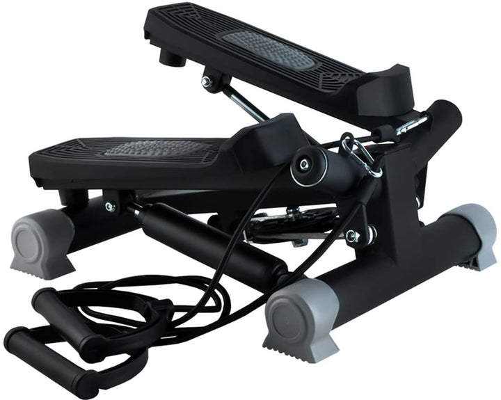 Stepper cu corzi, Zola®, 2 in 1, display, negru