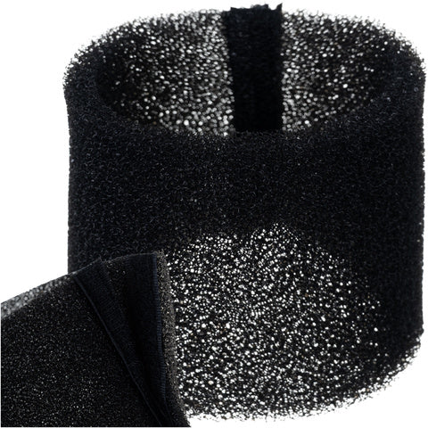 Fltru din spuma poliuretanica, Zola, compatibil aspirator cu spalare ZY12393QWS18, reutilizabil, 28 x 7.5 cm, negru