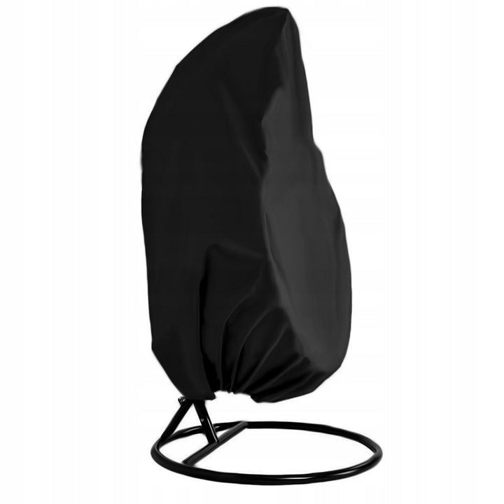 Husa pentru balansoar cuib, Zola®, rezistenta la soara si umezeala, prindere cu snur, 400x155cm, negru