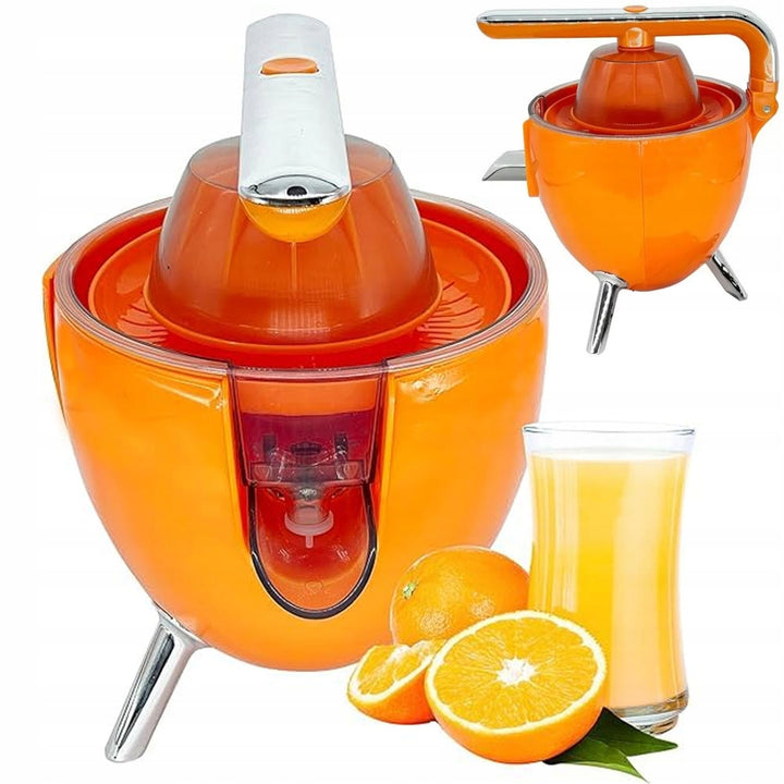 Storcator electric pentru citrice, Zola®, 300W, capacitate 400 ml, din plastic, 26x24x17 cm, portocaliu