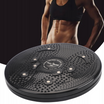 RESIGILAT - Disc rotativ pentru fitness, Zola®,pentru tonifierea abdomenului, subtierea soldurilor si a coapselor, diametru 24.5 cm, negru