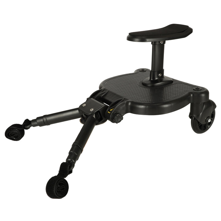Treapta cu scaunel pentru carucior, Zola, pentru al doilea copil , greutate maxima suportata 25 kg, 55 x 33 x 36 cm, negru