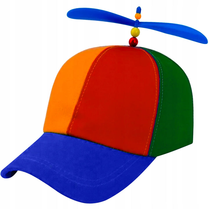 Sapca multicolora cu elice din plastic, Zola, circumferinta capului regbalbila 47-59 cm