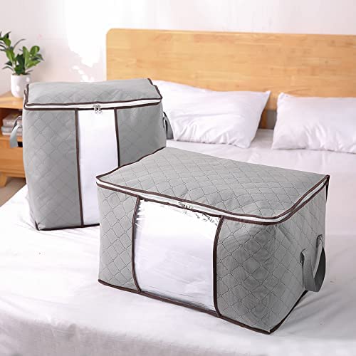 Husa pentru depozitare, Zola®, universala, cu fermoar, gri, 32x60x37 cm
