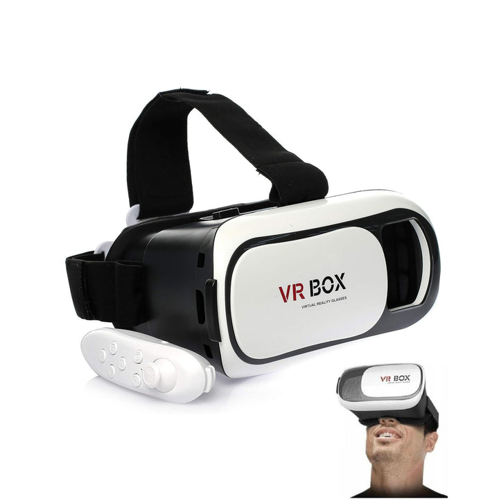 Ochelari VR compatibili smartphone, Zola, pentru jocuri si filme 3D, compatibil Android/iOS, 4.7-6", lentile asferice reglabile, 360°, controller bluetooth
