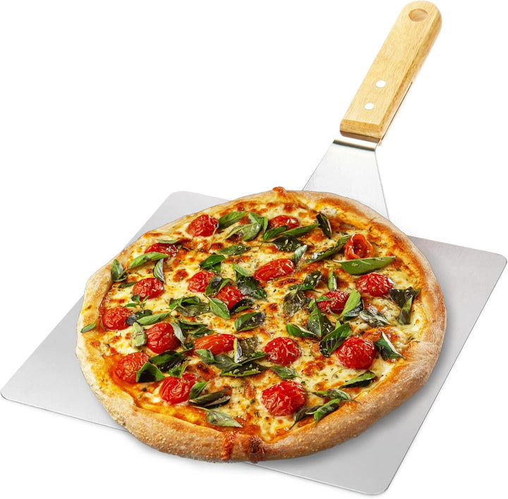 Spatula pizza si aluat, Zola, otel inoxidabil, maner ergonomic, pentru cuptor si patiserie, 30 x 49 cm
