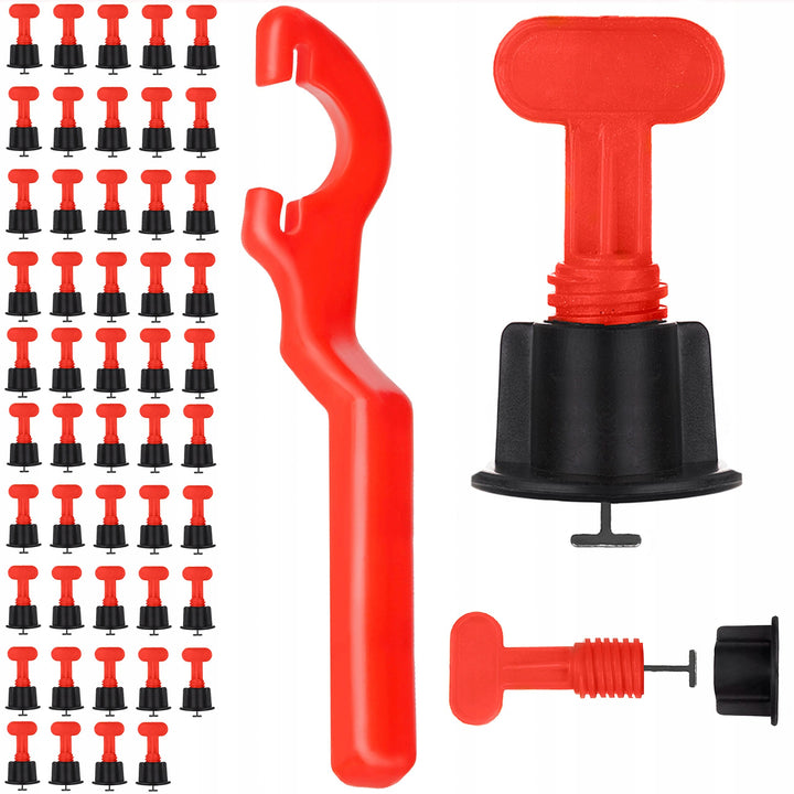 Set sistem pentru spatiat gresia, Zola®, 50 dinstantiere, 1 chei strangere