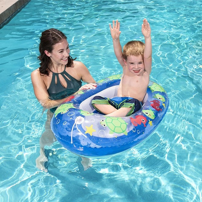 Barcuta gonflabila, Bestway, 102 x 69 cm, albastra
