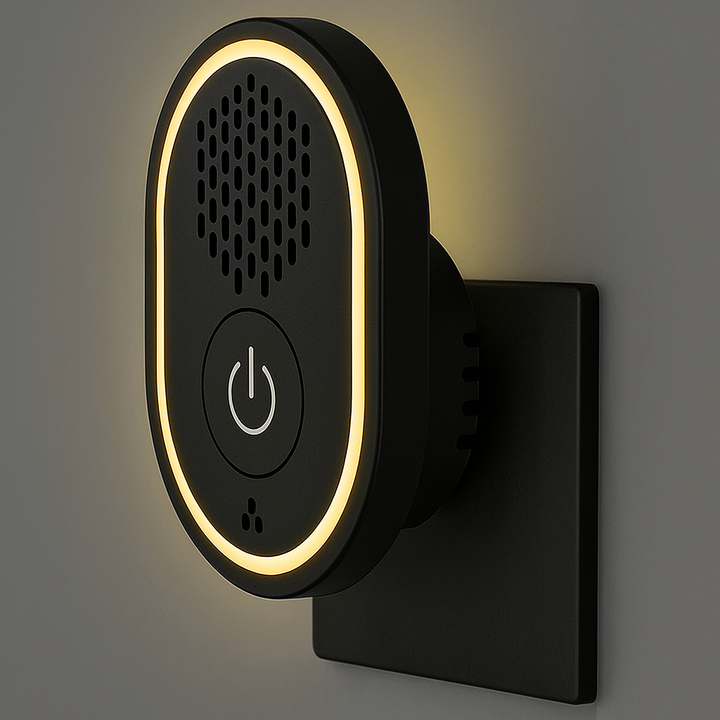 Aparat pentru indepartarea insectelor si rozatoarelor, Zola, cu ultrasunete, alimentare priza 230V, 50/60 Hz, lumina de veghe LED, 7 x 5 cm, negru