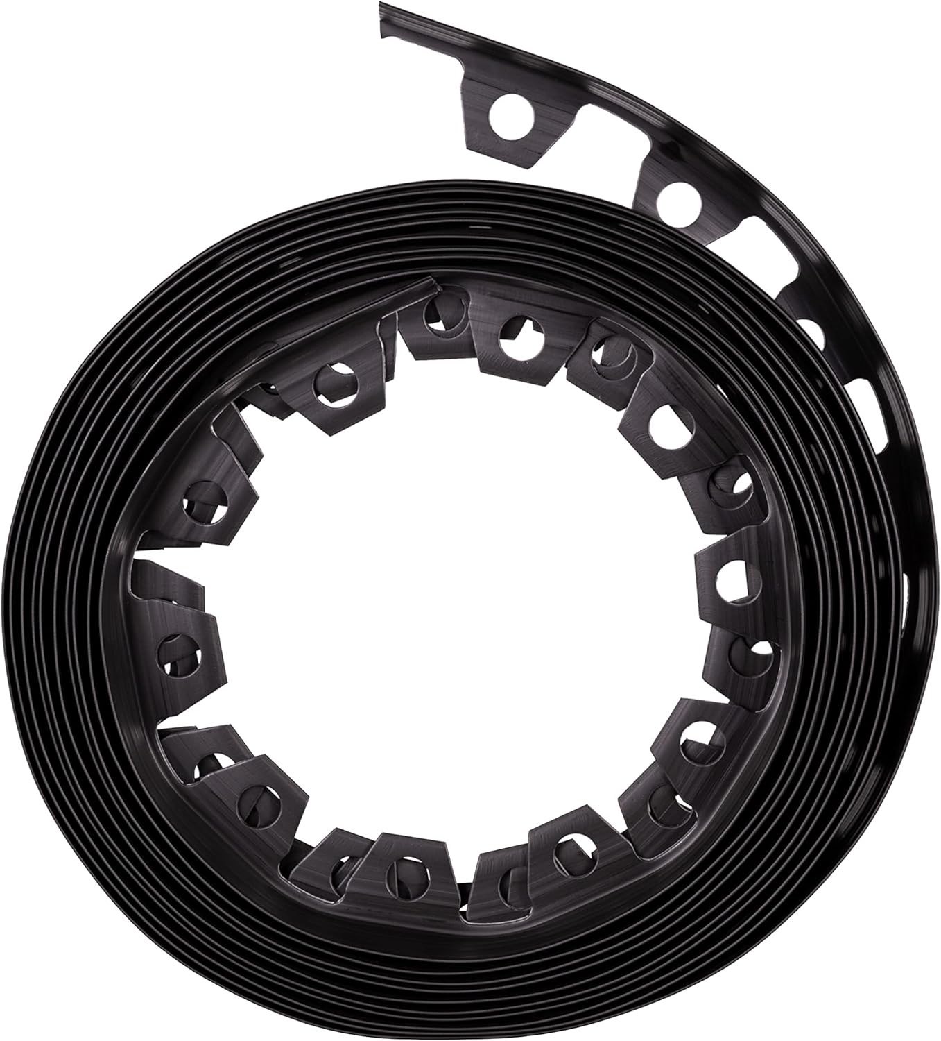 Kit bordura gazon, Zola, 20 ancore incluse, polipropilena, latime 4 cm, lungime 10 m, negru