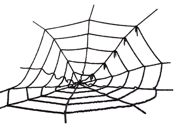 Panza de paianjen gigantica decorativa, Zola®,  aspect real, neagra, 90 x 90 cm