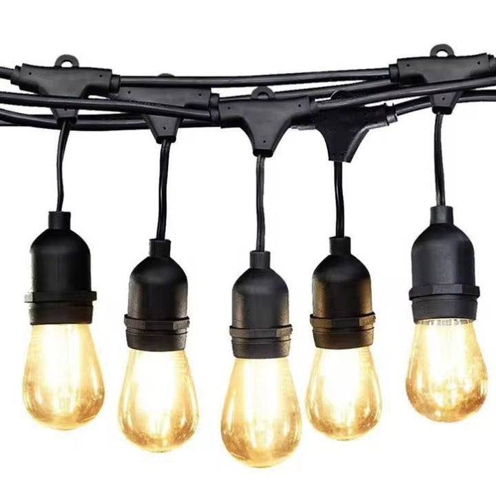 Ghirlanda luminoasa, Zola®, 10 becuri, lungime totala 10 m, 220-240V, 50/60Hz, lumina alb cald, clasa impermeabilitate IP44, lungime intre becuri ~ 100 cm