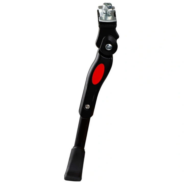 Cric bicicleta universal, Zola, 31 cm, montare pe cadrul spate, din aluminiu, cu arc, negru