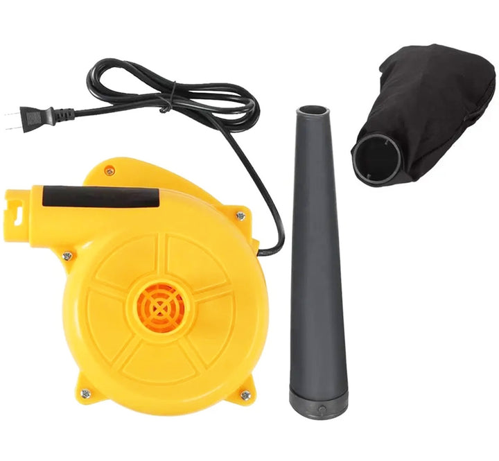 Suflanta electrica pentru frunze, Zola, 1000 W, 6 viteze, viteza flux aer 103 km/h, din plastic, 39x17x19 cm, galben