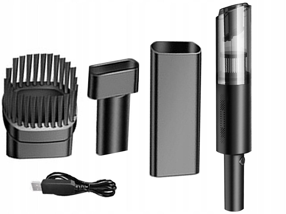 Aspirator auto, Zola®, portabil, cu 3 accesorii, 120w, filtru hepa, negru