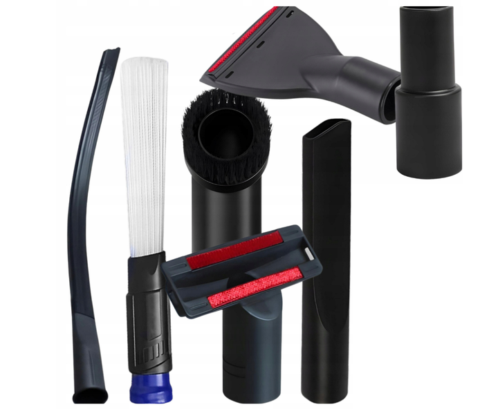 Set 7 adaptoare pentru aspirator, Zola, compatibile Karcher XXL, diametru interior al duzei 35-39 mm, negru