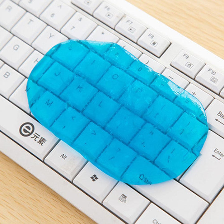 Gel pentru curatarea prafului, frimiturilor, murdariilor din locurile greu accesibile, Zola®, din silicon, cutie depozitare, albastru, 160 gr