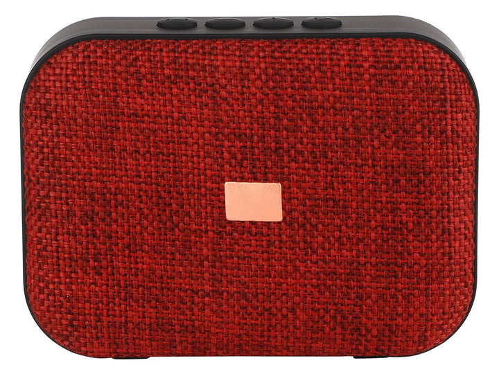 Mini boxa bluetooth, Zola®, wireless, portabila, buton OF/OFF, 11x8x4 cm, rosie