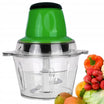 Tocator electric pentru legume si fructe, Zola®,  lama cvadrupla din otel inoxidabil, 220 - 240V 50/60Hz, 250W,1600 ml, 20 x 18 cm, verde
