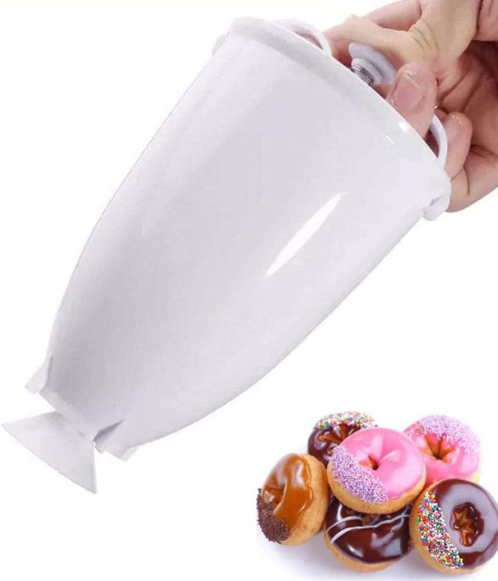 Dozator pentru aluat de gogosi, Zola®, plastic, 19 x 10 cm, alb