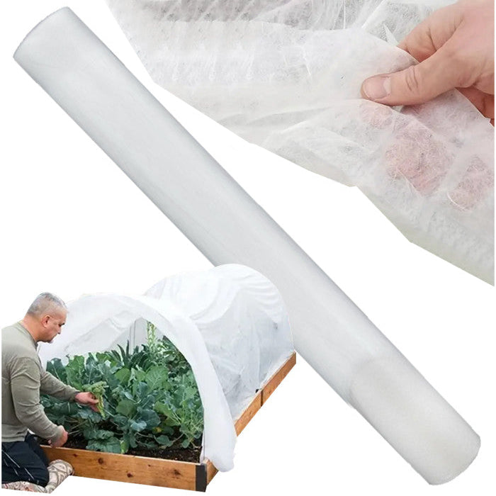 Folie agrotextil de protectie  impotriva temperaturilor scazute, Zola, universala, 1 x 15 m, polipropilena, 50g/m2, alba
