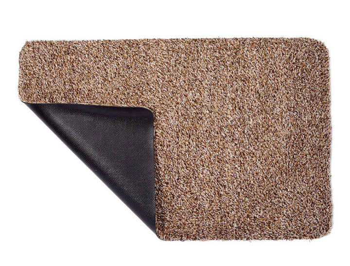 Covoras magic, Zola®, fund din cauciuc antiderapant, maro, 70x46 cm