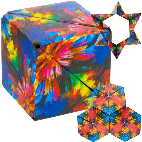 Cub interactiva Fidget magnetic, Zola, anti-stres, multicolor,  6 x 6 x 6 cm