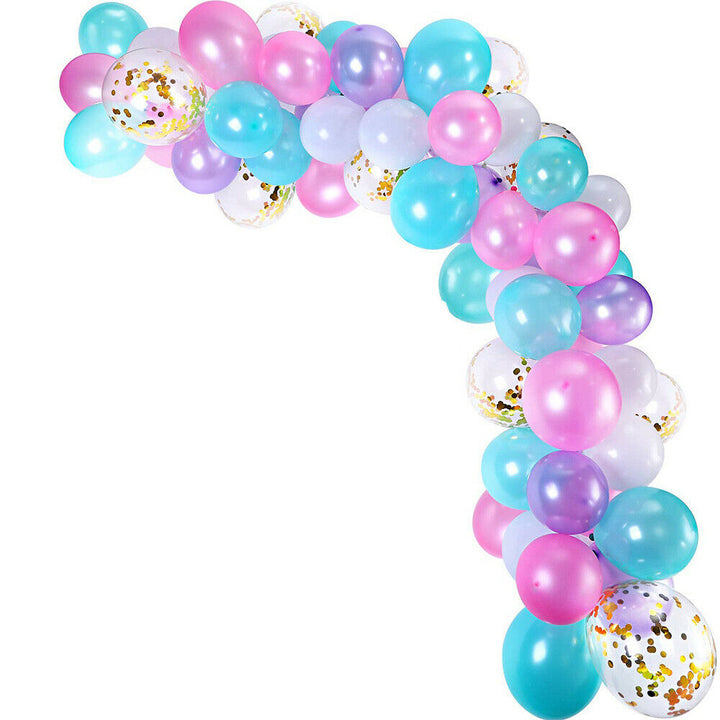 Set baloane pentru arcada, Zola®, multicolor, diferite marimi, 45 bucati
