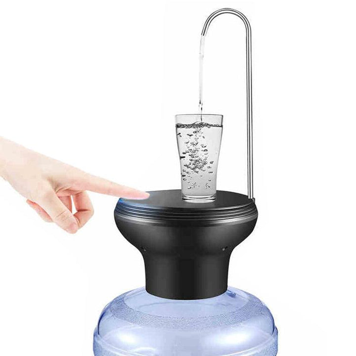 Dispozitiv electric reincarcabil de pompare apa, Zola, pentru bidoane, negru, 4W, 5V, buton on/off