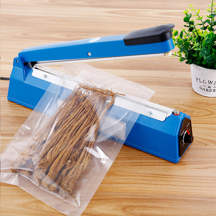 Aparat de sigilat pungi,  Zola®, 400 W, 220-240 V, reglarea timpului de sudare, usor de utilizat, albastru, 40x13x7.5 cm