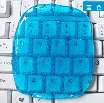 Gel pentru curatarea prafului, firimiturilor, murdariilor din locurile greu accesibile, Zola®, din silicon,   albastru