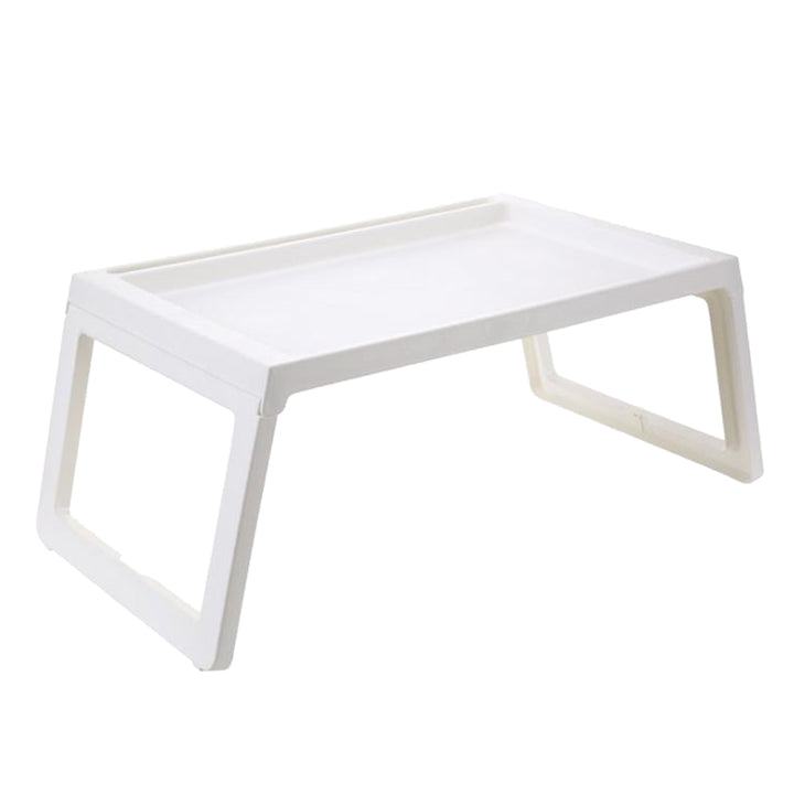 Masuta pliabila pentru laptop, Zola®, plastic, 55x36x27 cm, alba