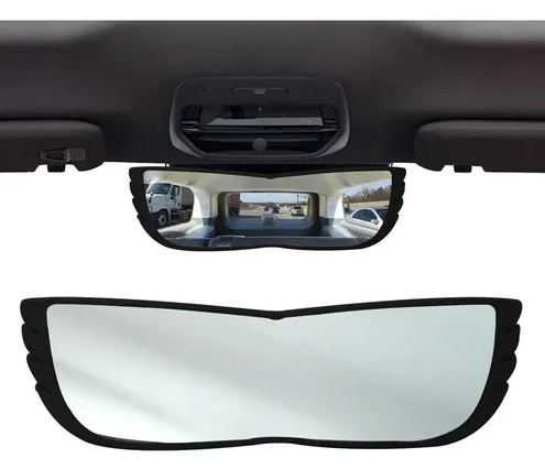 Oglinda auto retrovizoare, Zola, vedere panoramica 160°, forma convexa, lungime 29 cm, montare pe oglinda