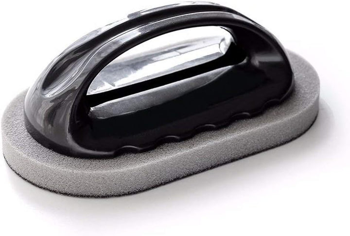 Burete de vase cu maner ergonomic, Zola®, plastic, 14x8x1.2 cm, negru